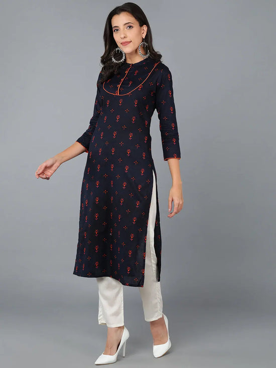 Ahika Women Cotton Abstract Printed-VCK8122A_3XL