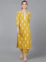 Ahika Women Cotton Printed Kurta-VCK8813_3XL