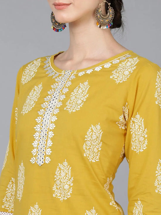 Ahika Women Cotton Printed Kurta-VCK8813_3XL