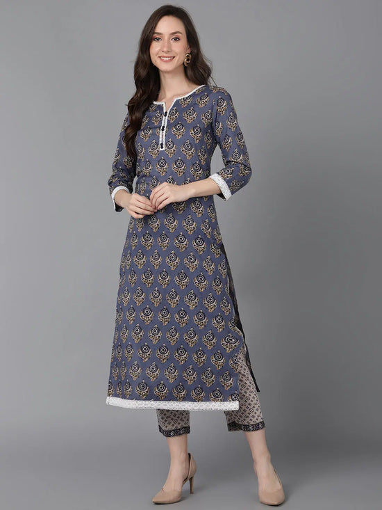 Ahika Women Cotton Abstract Printed-VCK8767_3XL