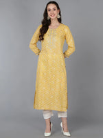 Ahika Women Cotton Blend Bandhani Kurta-VCK9019_3XL