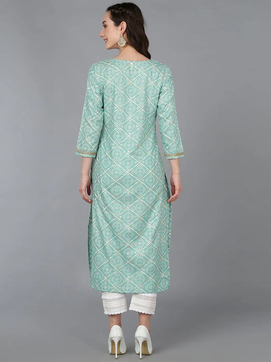 Ahika Women Cotton Blend Bandhani Kurta-VCK9018_3XL