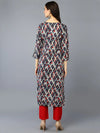 Viscose Rayon Off White Printed Kurta-VCK9370_XS