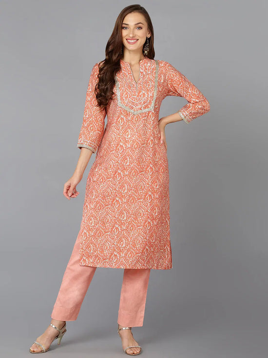 Silk Blend Ethnic Printed Kurta Kurta