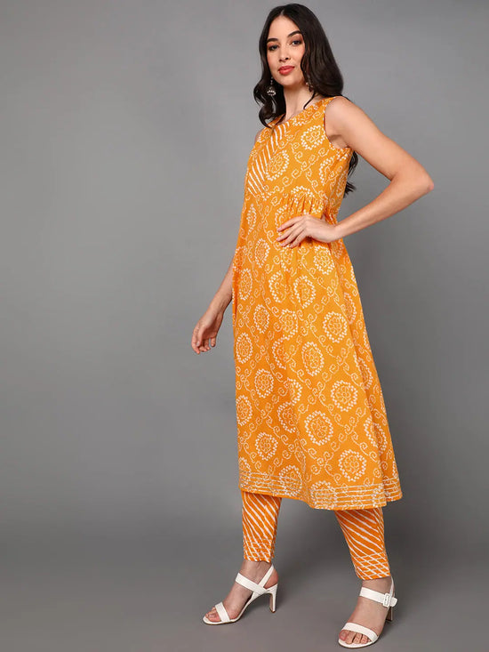 Ahika Cotton Printed Kurta Trousers Set VKSET1285