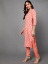 Ahika Cotton Printed Kurta Trousers Dupatta Set-VKSKD1424_S