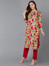 Ahika Women Pure Cotton Floral Printed Kurta-VKSKD1730_XS