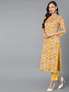 Ahika Women Cotton Blend Floral Printed Kurta-VKSKD1710_XS