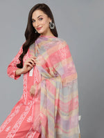 Silk Blend Blush Pink Straight Kurta Pant-VKSKD1838_XS