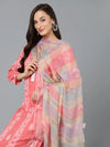 Silk Blend Blush Pink Straight Kurta Pant-VKSKD1838A_XS