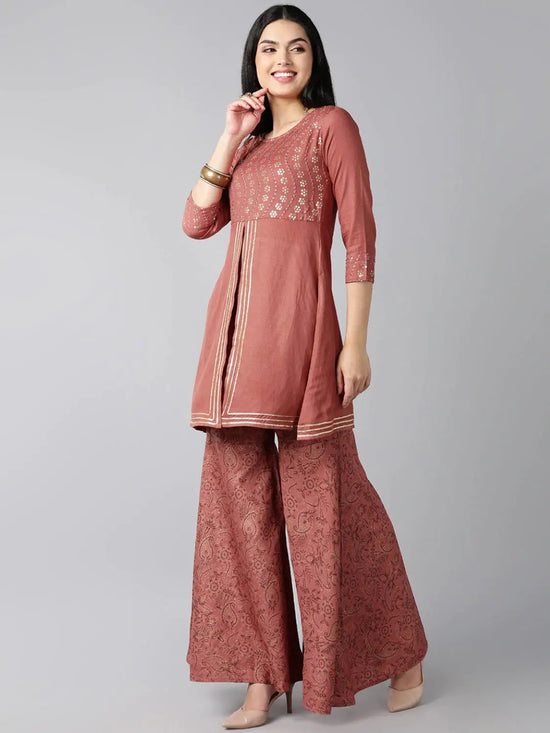 Ahika Cotton Printed Kurta Pant Dupatta Set-VKSKD1278_L