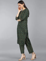 Ahika Cotton Blend Printed Kurta Pant Dupatta-VKSKD1171AB_XS