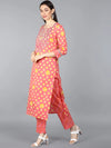 Ahika Pure Cotton Printed Kurta Trousers With-VKSKD1310_S