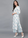 Ahika Women Cotton Floral Printed Kurta Palazzos-VKSKD1596_XS