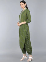 Ahika Pure Cotton Printed Kurta Pant Dupatta-VKSKD1312_S