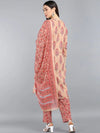 Ahika Pure Cotton Printed Kurta Pant Dupatta-VKSKD1031AB_S