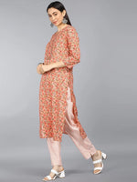 Ahika Cotton Blend Printed Kurta Pant Dupatta-VKSKD1043AB_XS