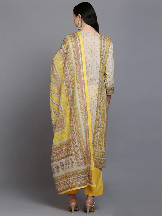 Cotton Tan Embroidered Straight Kurta Pant With