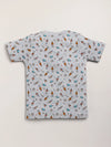 Nottie Planet Shortsleeve Space Print T-Shirt - Grey