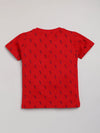 Nottie Planet Shortsleeve Hero Print T-Shirt-Red