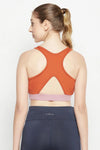 Medium Impact Padded Sports Bra in Orange