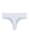 Low Waist Thong in Baby Blue - Cotton