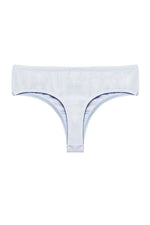 Low Waist Thong in Baby Blue - Cotton