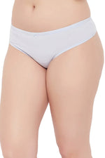 Low Waist Thong in Baby Blue - Cotton