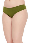 Low Waist Thong in Olive Green - Cotton