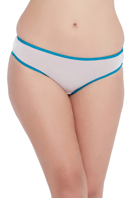 Low Waist Bikini Panty in White