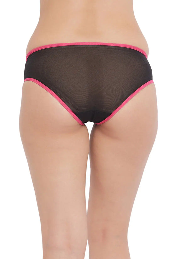 Low Waist Bikini Panty in Black-PN5101N132XL