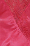 Satin Robe In Reddish Pink