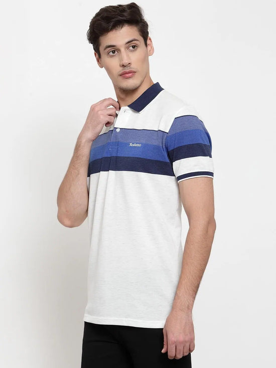 Rodamo Cream Polo T-Shirts