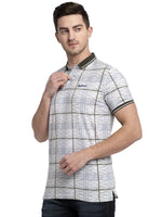 Rodamo Green Printed Polo T-Shirts-111690102-L