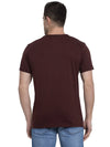 Rodamo Brown Round Neck T-Shirts