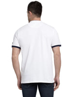 Rodamo White Lycra Henley T-shirts