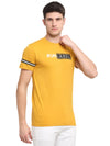 Rodamo Mustard Round Neck T-shirts-111790102-L