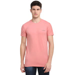 Rodamo Peach Round Neck T-shirts