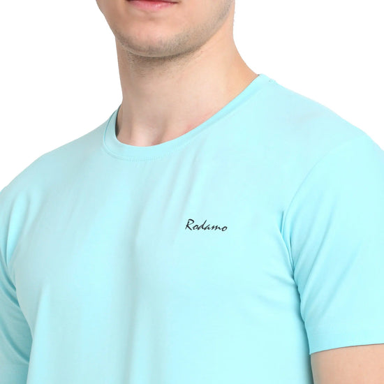 Rodamo Green Round Neck T-shirts