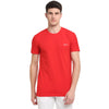 Rodamo Red Round Neck T-shirts-111830106-L