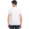 Rodamo White Printed Round Neck T-shirts-111840101-L