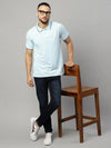 Rodamo Blue Polo T-Shirts-112060105-L