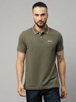 Rodamo Olive Polo T-Shirts-112060104-L