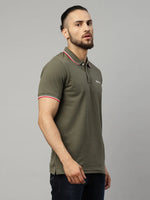 Rodamo Olive Polo T-Shirts-112060104-L