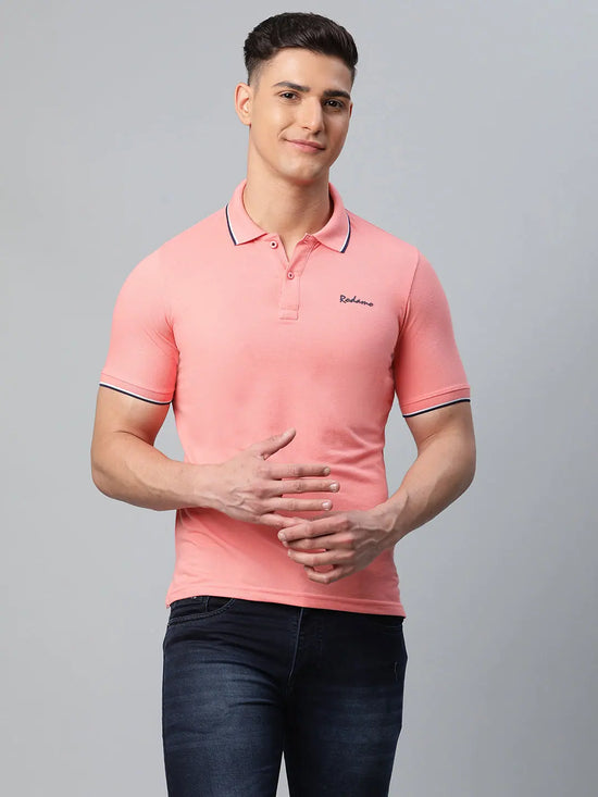 Rodamo Pink Polo T-Shirts-112060102-L