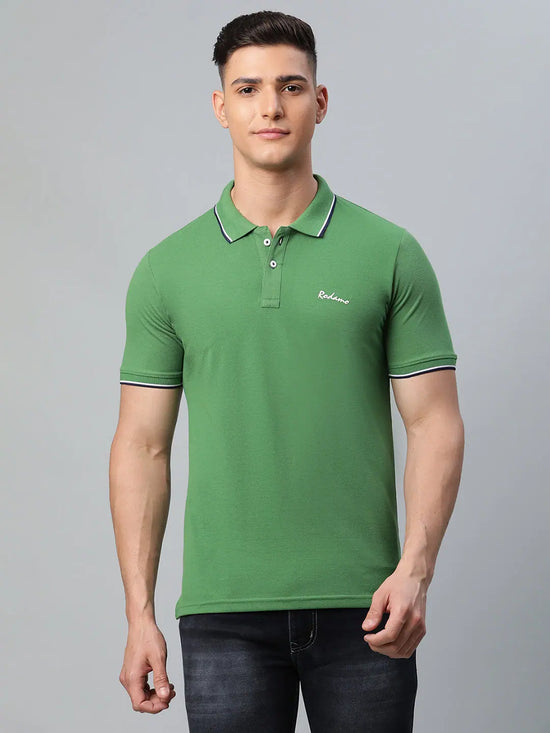 Rodamo Green Polo T-Shirts-112060101-L