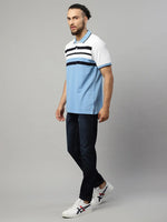 Rodamo Multi Stripes Polo T-Shirts-112110101-L