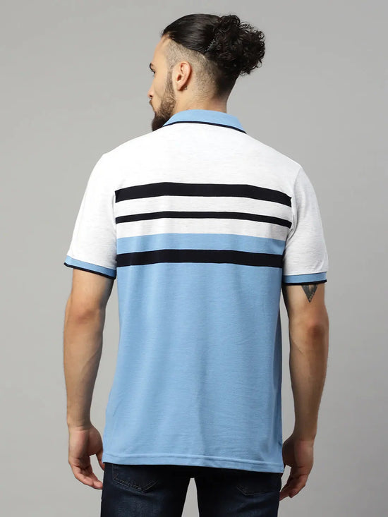 Rodamo Multi Stripes Polo T-Shirts-112110101-L