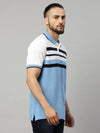 Rodamo Multi Stripes Polo T-Shirts-112110101-L