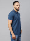 Rodamo Blue Polo T-Shirts-112060107-L